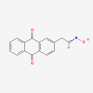 2-[2-(Hydroxyimino)ethyl]-9,10-dihydroanthracene-9,10-dione