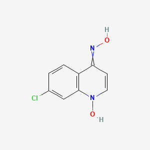 7-Chloro-4-(hydroxyamino)quinoline 1-oxide