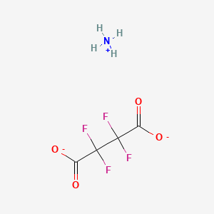 molecular formula C4H4F4NO4- B11725992 Ammonium tetrafluorobutanedioate 