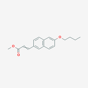 Methyl 3-(6-butoxynaphthalen-2-yl)prop-2-enoate