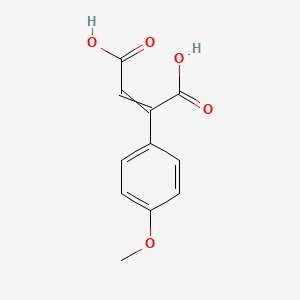 2-(4-methoxyphenyl)but-2-enedioic Acid