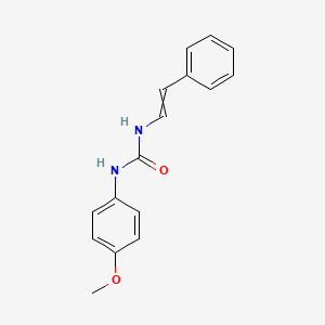 3-(4-Methoxyphenyl)-1-(2-phenylethenyl)urea