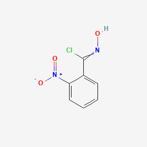 molecular formula C7H5ClN2O3 B11726027 alpha-Chloro-2-nitrobenzaldoxime 