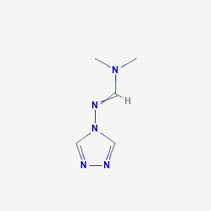 N,N-dimethyl-N'-(4H-1,2,4-triazol-4-yl)methanimidamide