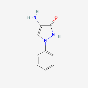 4-Amino-1,2-dihydro-1-phenylpyrazol-3-one