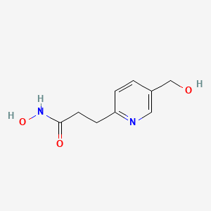 N-hydroxy-3-[5-(hydroxymethyl)pyridin-2-yl]propanamide