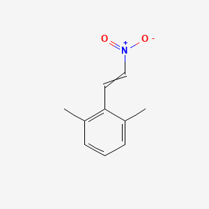 molecular formula C10H11NO2 B11726241 1,3-Dimethyl-2-(2-nitroethenyl)benzene 