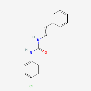 3-(4-Chlorophenyl)-1-(2-phenylethenyl)urea