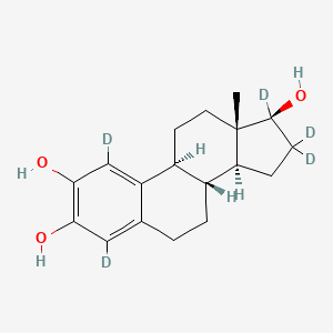 (8R,9S,13S,14S,17S)-1,4,16,16,17-pentadeuterio-13-methyl-6,7,8,9,11,12,14,15-octahydrocyclopenta[a]phenanthrene-2,3,17-triol