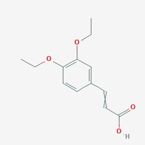 3-(3,4-diethoxyphenyl)prop-2-enoic Acid