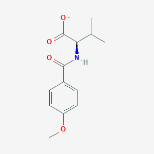 (2R)-2-[(4-methoxyphenyl)formamido]-3-methylbutanoate