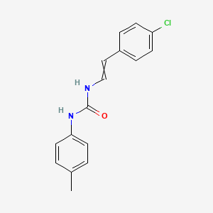 1-[2-(4-Chlorophenyl)ethenyl]-3-(4-methylphenyl)urea