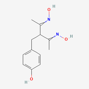 4-[3-(Hydroxyimino)-2-[1-(hydroxyimino)ethyl]butyl]phenol