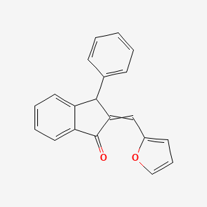 2-[(furan-2-yl)methylidene]-3-phenyl-2,3-dihydro-1H-inden-1-one