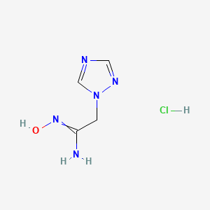 N'-hydroxy-2-(1H-1,2,4-triazol-1-yl)ethanimidamide hydrochloride