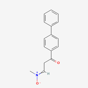 3-{[1,1'-Biphenyl]-4-YL}-N-methyl-3-oxopropanimine oxide