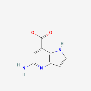 methyl 5-amino-1H-pyrrolo[3,2-b]pyridine-7-carboxylate