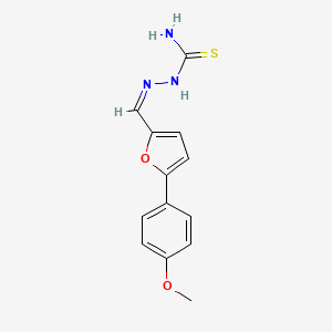 [(E)-{[5-(4-methoxyphenyl)furan-2-yl]methylidene}amino]thiourea