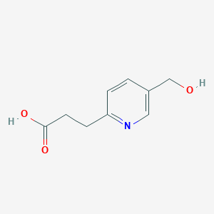 3-[5-(Hydroxymethyl)pyridin-2-yl]propanoic acid