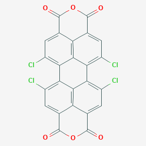 molecular formula C24H4Cl4O6 B117265 1,6,7,12-四氯苝四甲酸二酐 CAS No. 156028-26-1