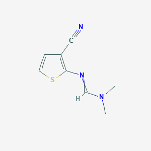 N'-(3-cyanothiophen-2-yl)-N,N-dimethylmethanimidamide