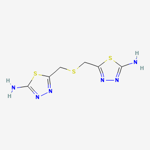 5,5'-(Thiobis(methylene))bis(1,3,4-thiadiazol-2-amine)