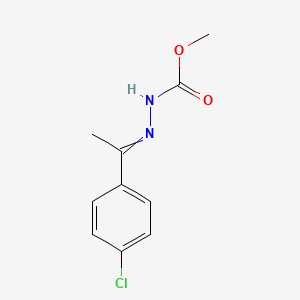 N'-[1-(4-chlorophenyl)ethylidene]methoxycarbohydrazide