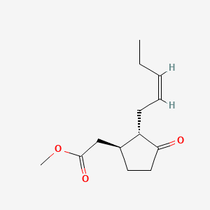 molecular formula C13H20O3 B11726649 Methyl 2-(trans-3-oxo-2-((Z)-pent-2-en-1-yl)cyclopentyl)acetate CAS No. 78609-06-0