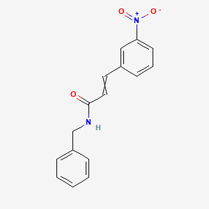 N-benzyl-3-(3-nitrophenyl)prop-2-enamide