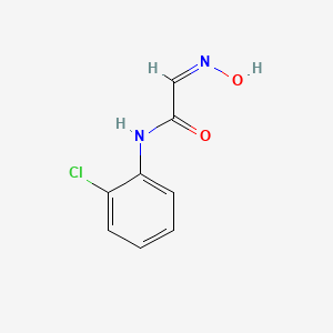 molecular formula C8H7ClN2O2 B11726698 (2E)-N-(2-chlorophenyl)-2-(N-hydroxyimino)acetamide 