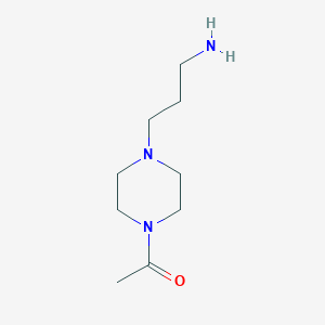 molecular formula C9H19N3O B117267 3-(4-乙酰哌嗪基)丙胺 CAS No. 141516-24-7