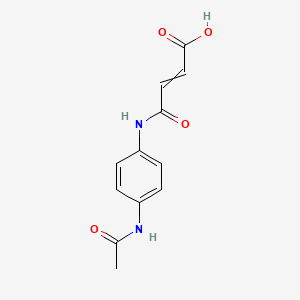 molecular formula C12H12N2O4 B11726709 3-[(4-Acetamidophenyl)carbamoyl]prop-2-enoic acid 