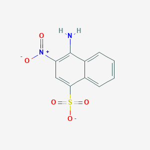 molecular formula C10H7N2O5S- B11726751 4-Amino-3-nitronaphthalene-1-sulfonate 