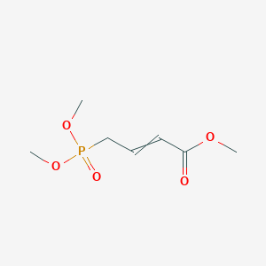 2-Butenoic acid, 4-(dimethoxyphosphinyl)-, methyl ester