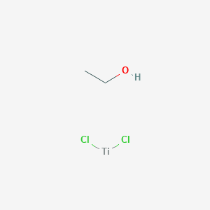 molecular formula C2H6Cl2OTi B11726796 Dichlorotitanium; ethanol CAS No. 42855-39-0