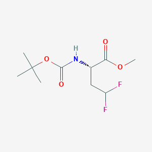 methyl (2S)-2-{[(tert-butoxy)carbonyl]amino}-4,4-difluorobutanoate