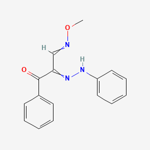 3-(Methoxyimino)-1-phenyl-2-(2-phenylhydrazin-1-ylidene)propan-1-one