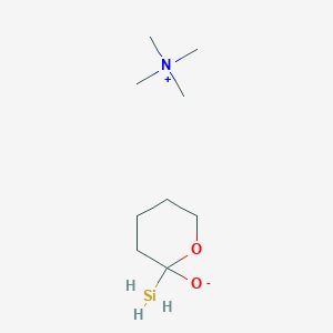 molecular formula C9H23NO2Si B11726850 Tetramethylazanium 2-silyloxan-2-olate 