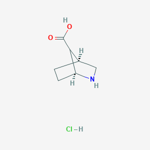 (1S,4S)-2-azabicyclo[2.2.1]heptane-7-carboxylic acid hydrochloride