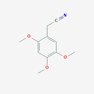 molecular formula C11H13NO3 B11726897 2,4,5-Trimethoxyphenylacetonitrile 