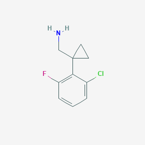 1-(2-Chloro-6-fluorophenyl)cyclopropanemethanamine