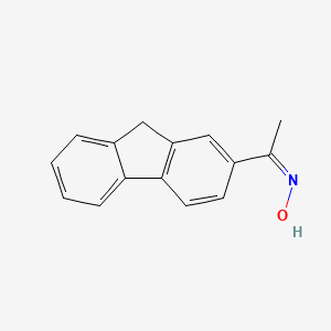 (E)-N-[1-(9H-Fluoren-2-YL)ethylidene]hydroxylamine