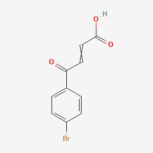 molecular formula C10H7BrO3 B11726928 4-(4-Bromophenyl)-4-oxobut-2-enoic acid 