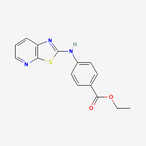 Ethyl 4-({[1,3]thiazolo[5,4-b]pyridin-2-yl}amino)benzoate