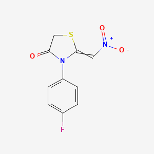 3-(4-Fluorophenyl)-2-(nitromethylidene)-1,3-thiazolidin-4-one