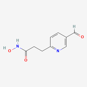 3-(5-formylpyridin-2-yl)-N-hydroxypropanamide