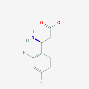 Methyl (3S)-3-amino-3-(2,4-difluorophenyl)propanoate