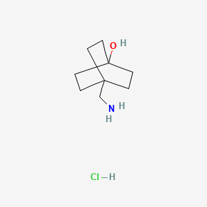 4-(Aminomethyl)bicyclo[2.2.2]octan-1-ol;hydrochloride