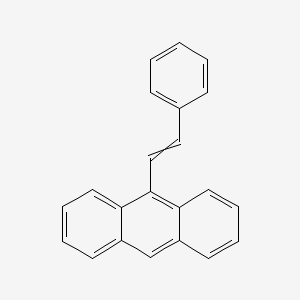 molecular formula C22H16 B11727125 9-(2-Phenylethenyl)anthracene 