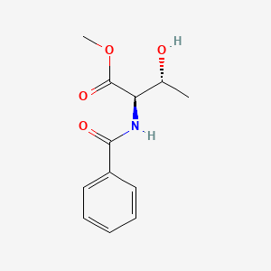 molecular formula C12H15NO4 B11727230 methyl (2R,3R)-3-hydroxy-2-(phenylformamido)butanoate 